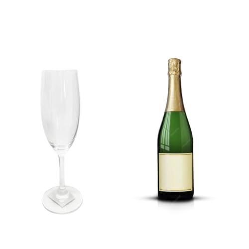 Jogo 6 Taças De Vidro Para Champagne Espumante 220ml