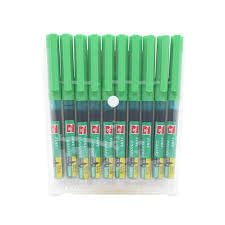 Image of MSGH Figo Fine Roller Pen (Green Pen(Pack of 10pcs))