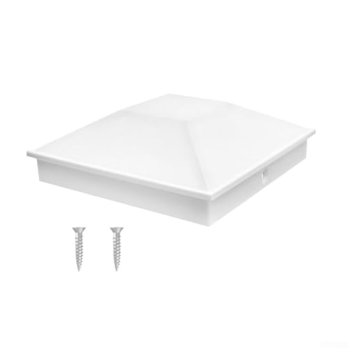 Tappo impermeabile 4x4 per pali di recinzione, copertura in plastica PP progettato per proteggere il legno da crepe e intemperie (1 pz)