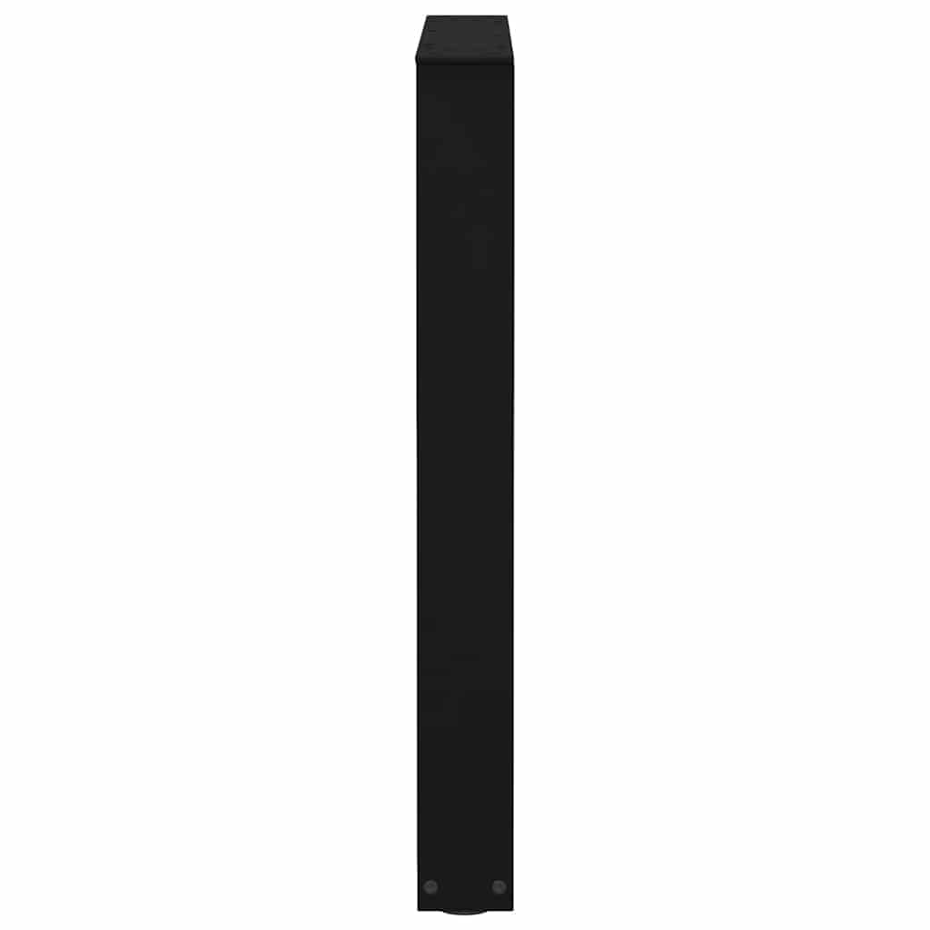Gambe per tavolo da pranzo a forma di V, 3 pezzi, nero, 70 x 72-73,3 cm, in