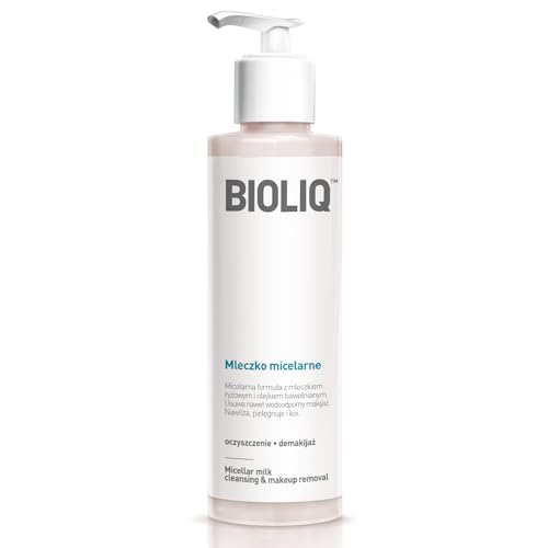 Bioliq - Clean Micellar Milk - Nourishing Skincare with Cottonseed Oil, Rice Milk & Eyebright Extract, Makeup Removal & Dark Circle Reduction - 135ml