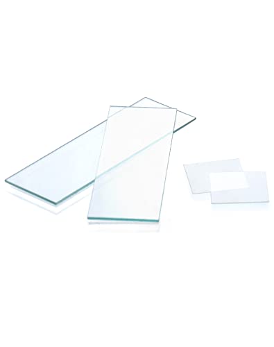 QWORK® 50 PCS microscope slides and 100 PCS cover slips