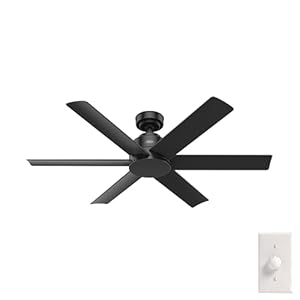 Hunter 51180 Kennicott Ceiling Fan 52 inches Matte Black