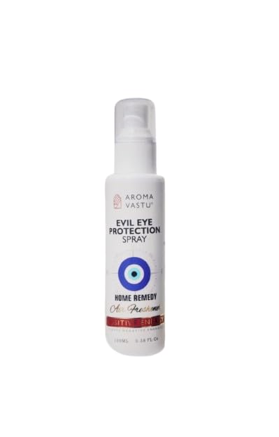 Evil Eye Protection Spray – Energy Cleansing & Aura Purifying Mist – Natural Ingredients – Room & Body Spray for Negativity Removal | 100ml