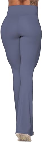 Image of Sunzel Flare Leggings, Crossover Yoga Pants with Tummy Control, High-Waisted and Wide Leg