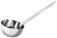 18-8 長柄付ひしゃく楕円グリップ 24cm(3.85L)柄長75cm