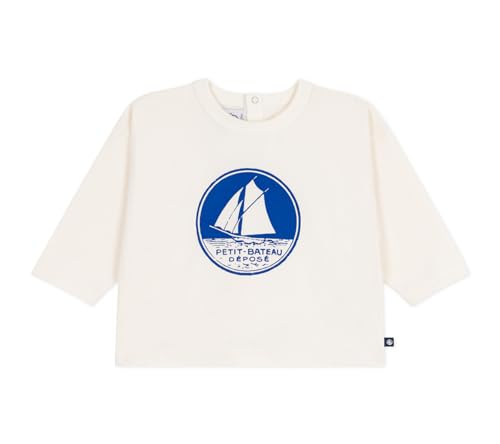 Petit Bateau Cantal_h25 Ropa DÍA, Milk/Olympic, 12 Meses Unisex bebé