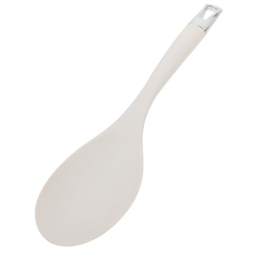 Cabilock Reusable Silicone Rice Spoon Non Stick Rice Paddle for Kitchen Heat Resistant Easy to Clean for Home Hotel and Restaurant Use Rice Serving Utensil