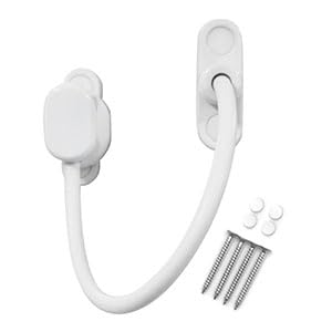 TruMAX Keyless Window Door Lock Cable Restrictor (5 Pack) - White