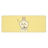 マウスパッド ちいかわ うさぎ 超大型 ゲーミングマウスパッド 可愛い 人気 多用途 キーボードパッド デスクマット 滑り止め 耐久性が良い 傷防止 厚さ0.3cmのゴム製 PC ノートパソコン オフィス用 光学マウス対応 快適操作性 装飾 便利 自宅兼用 プレゼント30*80cm