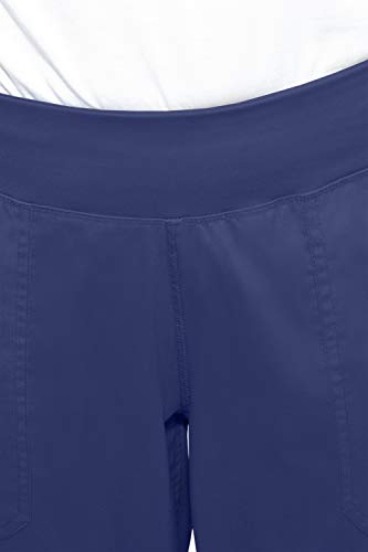Healing Hands Womens Scrubs Pants 5 Pocket Purple Label 9133 Cargo Tori Women Yoga Pant Lightweight Soft Fabric Navy Xl #TOP6