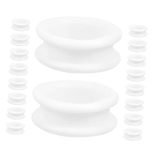 BESPORTBLE Barber Scissor Finger Ring Pet Grooming Scissors Grip Soft Silicone Dog Grooming Scissors Accessories Reusable 18pcs Set