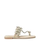 SUEDE Sandalia de Mujer Plana de Ante. V22474 Suede Taupe - Talla: 40