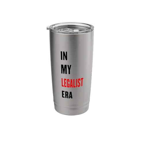 In my Legalist era funny Legalist Stainless Steel Insulated Tumbler -  Merch on Demand, 0YM33B838KNUSbrushed_steel