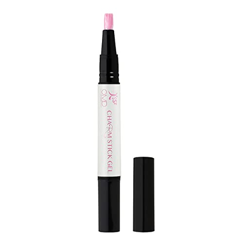 【美STコラボ】<OMD> チャームスティックジェル B-2 ミルキーキリピンク 剥がせる ネイル カラー ジェル ピールオフジェル オールインワン ジェルネイル ベースジェル ソークオフジェル ソークオフカラージェル ペディキュア 国産 日本製 はがせる セルフ ネイル サロン アート