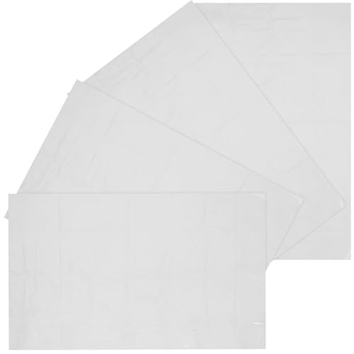 EXAOMBLE 4個 大型透明収納バッグ 防水折りたたみ式 耐久性のある再利用可能な超大型衣類収納ポーチ 荷物 家具 用自転車対応