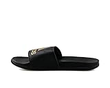 Suela de EVA inyectada Adidas Adilette Comfort, Chanclas Unisex Adulto, NEGBÁS/Dormet/NEGBÁS, 44 2/3 EU
