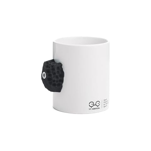 YY Vertical Climbing Mug with Climbing Grip, The Challenge of the Climbers (Black) Cover