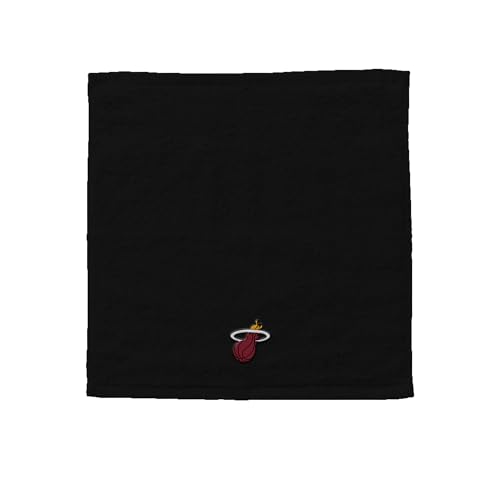 Northwest Miami Heat NBA Team Logo Wash Cloth 4 Pack 12 x 12 Inches