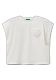 United Colors of Benetton T-Shirt, Weiß, 140 cm