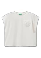 United Colors of Benetton T-Shirt, Weiß, 130 cm