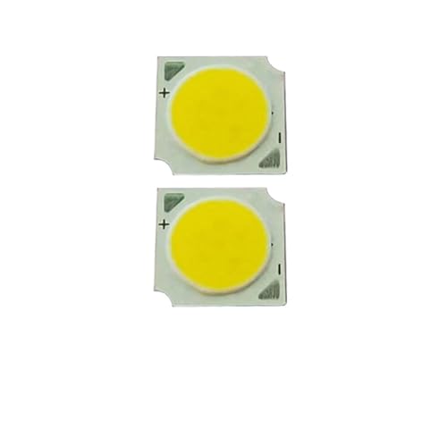 2pcs Small Size Input 240mA 7W - 40W Warm White 4000K LED COB Light + 19mm Square Base(Warm 3000K,15W)