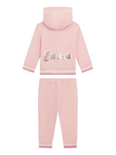 GUESS baby-girls Eco Long Sleeve Hooded Active Top and Pants Set2