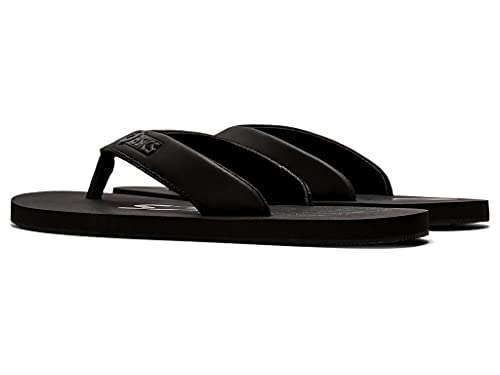 Image of ASICS Zorian Bm Black /Dark Grey Slippers - 7 UK (41.5 EU) (8 US) (1173A009)