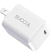 SUCCUL 20W 超小型 急速充電器 iPhone13対応 PD充電器 Power Delivery 3.0 (PD(USB-C) 1口/20W, ホワイト)
