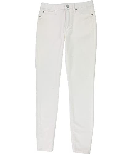 Articles of Society Womens Velvet Skinny Fit Jeans, White, 28 / 28L