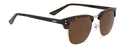Hobie Pendleton Polarized Round Sunglasses, Shiny Dark Brown Tort, Osfa #TOP15