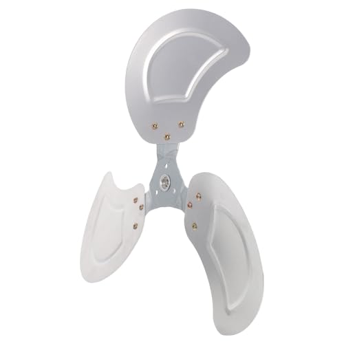 SHINYPASING Aspas de Repuesto para Ventilador de Pedestal de 16 Pulgadas Hélice de Aluminio Industrial de 3 Palas Orificio Interior de 8 MM Resistente al Agua para Uso Comercial y Espacios