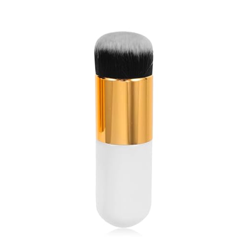 Gleva Powder and Foundation Makeup Brush Flawless Application for Liquid, Cream, and Powder Makeup Blending \u2013 Soft, Dense Bristles for Smooth, Even Coverage Multitasking Travel Brush