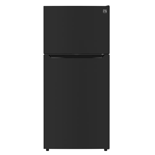Image of Kenmore 30" Top Mount Refrigerator with Freezer - Adjustable Shelving, Humidity-Controlled Crispers, LED Lighting, ENERGY STAR Certified, Garage Ready, 18.1 cu. ft. Capacity - Black