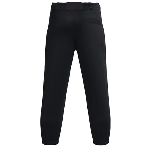 Youper Calça de beisebol para jovens meninos Elite com cinto, Preto, XL