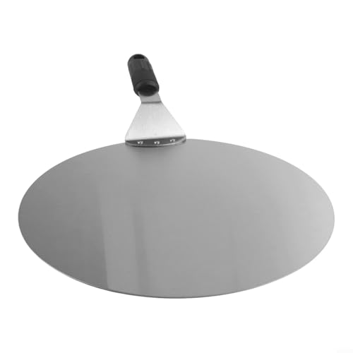 Fauhapyway Pelle à pizza en acier inoxydable avec poignée antidérapante pour la maison, la cuisine, le pain, la pâtisserie, 30,5 cm