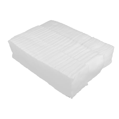 Veemoon 500 Piezas Almohadillas de Algodón Blancas Doble Capa Gruesa Toallitas Faciales Desmaquillantes Suaves para Limpieza de Maquillaje Diaria y Cuidado de Sensible