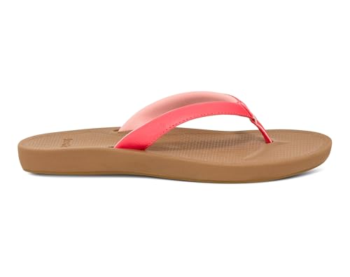 Image of Sanuk Womens Cosmic Shores | Water Resistant Flip Flops for Women | EVA Footbed With Arch Support | Women's Beach Sandals