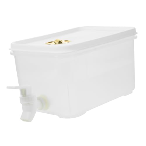 BIUDECO Convenient Beverage Dispenser with Leak Spigot Drink Container for Parties Iced Tea Juice Water for Hotel Use and Tasteless
