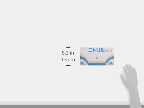 Amazon.co.jp: 旭創業 ニトリルグローブ ホワイト (100枚セット) M