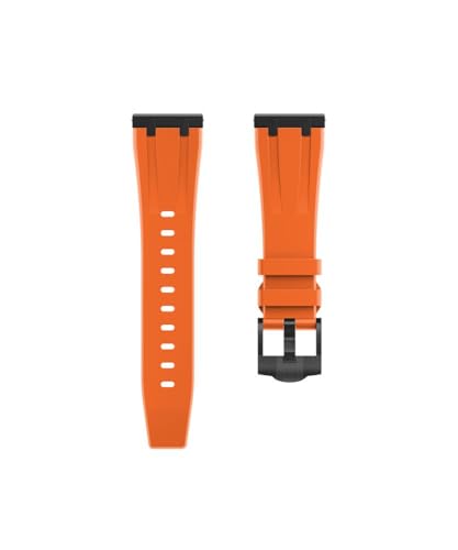 Bracelet montre 22mm étanche pour Huawei GT 5 Pro 46mm silicone durable orange