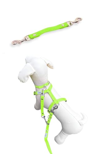 [LaLUCA GOODS] 犬 ショルダーリード 小型犬 中型犬 大型犬 アドバンスモア 01モデル ハンズフリー ライトグリーン ダブルナスカンパーツ Sサイズ