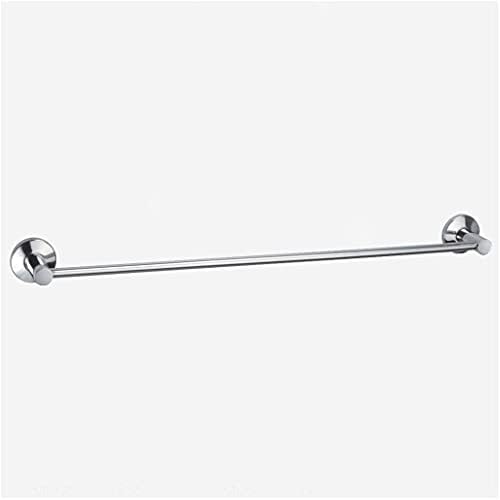 BBL Towel Rod 304 Stainless Steel Towel Holder Rail Rack Wall-mounted for Bathroom Kitchen Dish Cloths Hanger Silver Single Rod 24" Water and Rust Proof (Sigma)
