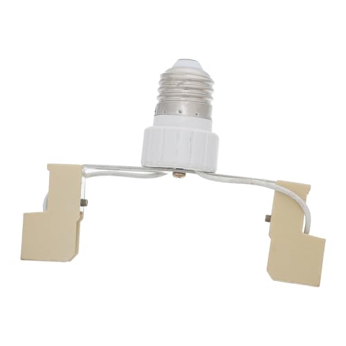 MAGICLULU Base de Casquillo Cerámica E27 a R7s 118mm, Adaptador Convertidor Portalámparas Halógenas para Lámparas LED y Bombillas, Enchufe Eléctrico Seguro para Iluminación Doméstica E