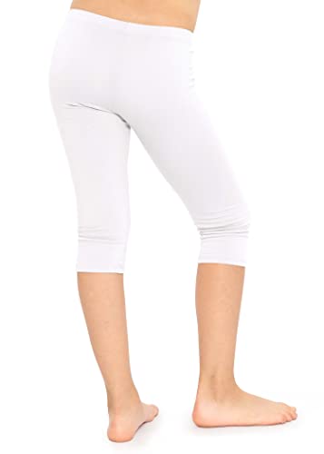 Girl's Oh So Soft Knee Length Knee Length Leggings | Size 4-143