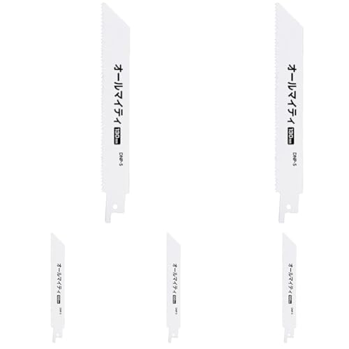 高儀(Takagi) EARTH MAN 電気のこぎり・充電式のこぎり用 オールマイティ替刃 130mm DNP-5 (× 5)