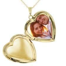 Memoir Brass Gold Heart shape Photo pendant locket Love gift Men Women - Image 6