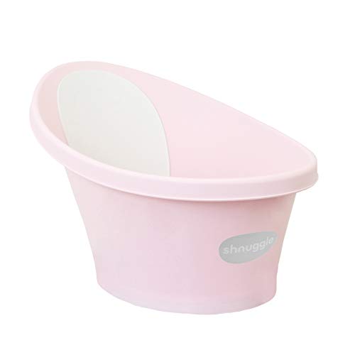 Shnuggle Newborn Baby Bath | Built in Support Bump and Soft Headrest | Suitable from Newborn | Bath Seat Support…