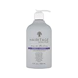 Hairitage Pass on The Brass Purple Shampoo for Color Treated Hair - Remove Brassy Tones + Lighten Blondes, Highlights - Cleanse, Clarify Oils, 13 fl. oz