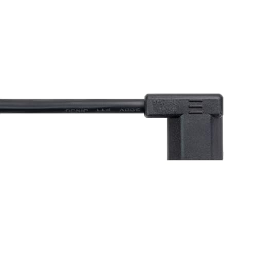 Image of Silverstone Technology PP16-1413R-80, C14 to Right-Angle 90 Degree C13 Power Extension Cable with Locking Socket Design (80cm), SST-PP16-1413R-80